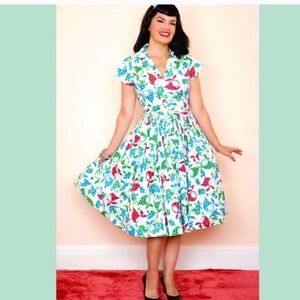 Bernie Dexter Kelly Dress Connie Print 3X XXXL Pinup
